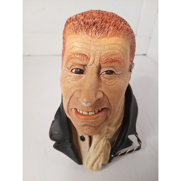 Vintage BOSSONS Congleton England URIAH HEEP 1964 Chalkware Head Wall Hanging - Picture 10 of 11